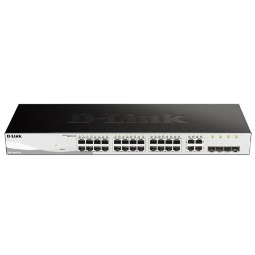 Коммутатор D-link DGS-1210-28/F1A (1000 Base-TX (1000 мбит/с), 4 SFP порта)