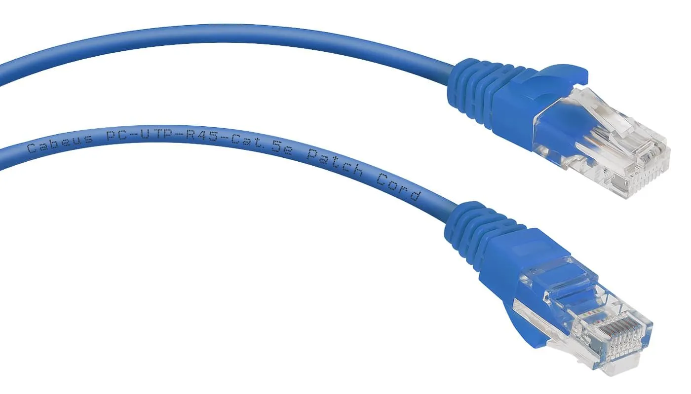 Cabeus PC-UTP-RJ45-Cat.5e-2m-BL