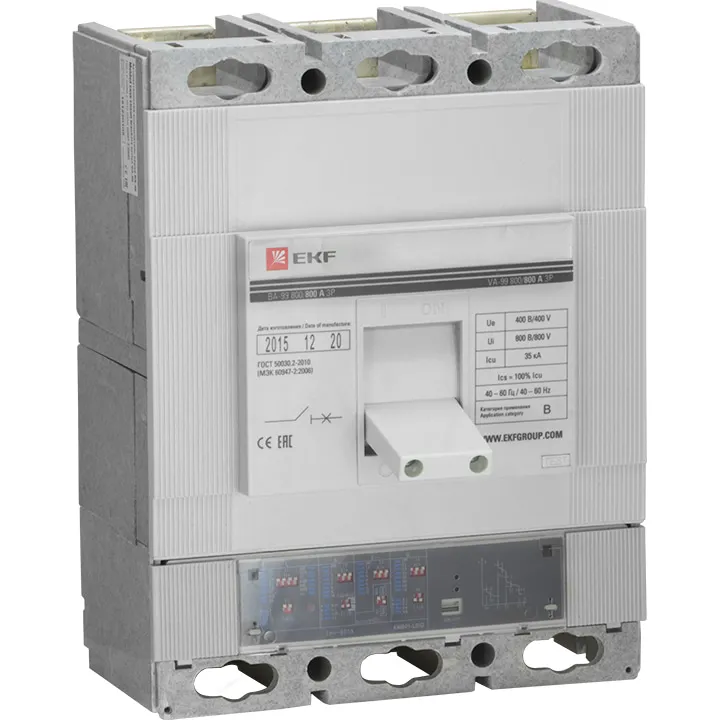 ВА-99 800/800А 3P 35кА с электронным расцепителем EKF
