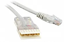 Hyperline PC-110-RJ45-4P-C5e-2M-LSZH-GY