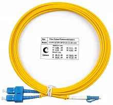 Патч-корд оптический duplex LC-SC 9/125 sm 3м LSZH Cabeus