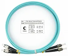 Патч-корд оптический duplex FC-ST 50/125 mm OM3 2м LSZH Cabeus