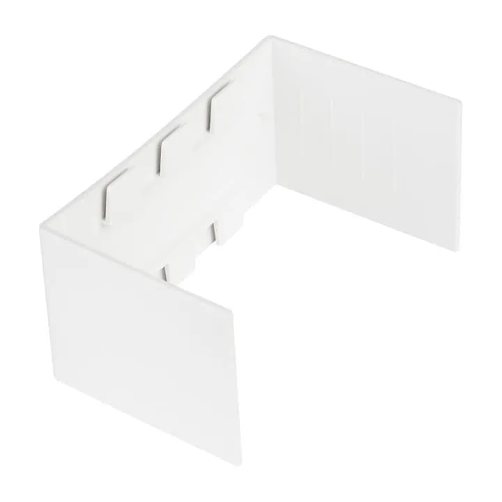 Соединитель (60х40) (4 шт) Plast EKF Белый