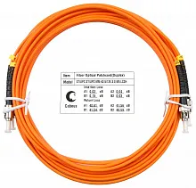 Патч-корд оптический duplex ST-ST 62,5/125 mm 7м LSZH Cabeus