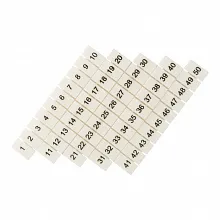 Маркеры для JXB-ST 6 с нумерацией 1-50 (10 шт.) EKF