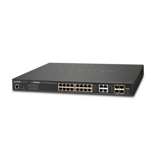 Коммутатор Planet GS-4210-16P4C (1000 Base-TX (1000 мбит/с), 4 SFP порта)