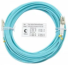 Патч-корд оптический duplex LC-LC 50/125 mm OM3 25м LSZH Cabeus
