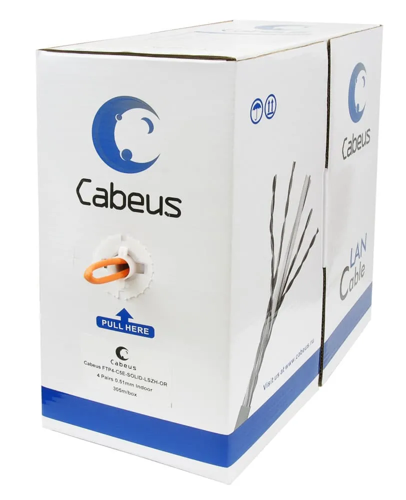 Cabeus FTP-4P-Cat.5e-SOLID-LSZH
