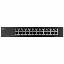 Коммутатор Cisco SB SF110-24 SF110-24-EU (100 Base-TX (100 мбит/с), Без SFP портов)