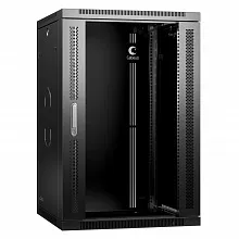 Шкаф телекоммуникационный настенный Cabeus SH-05F-18U60/35-BK 19" 18U 600x350мм