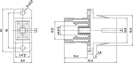Hyperline FA-P11Z-SC/SC-N/BK-BG