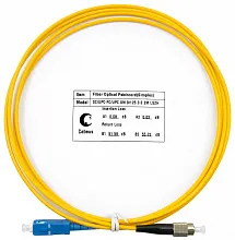 Патч-корд оптический simplex SC-FC 9/125 sm 2м LSZH Cabeus