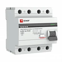 УЗО 4P  63А 100мА тип А эл-мех ВД-100 EKF