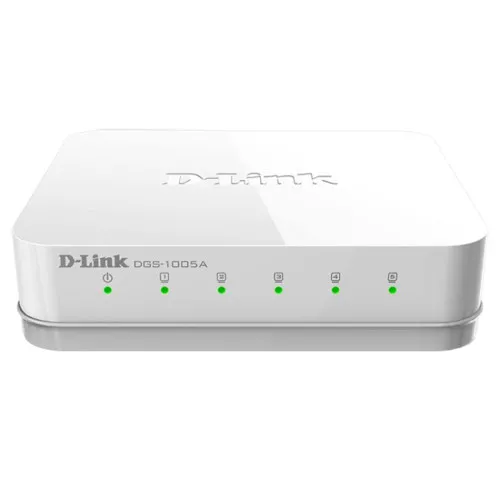 Коммутатор D-link DGS-1005A/D2A (1000 Base-TX (1000 мбит/с), Без SFP портов)