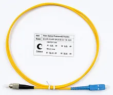 Патч-корд оптический simplex SC-FC 9/125 sm 1м LSZH Cabeus