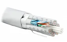 Кабель телефонный Teldor 83U0604139 24 Белый 