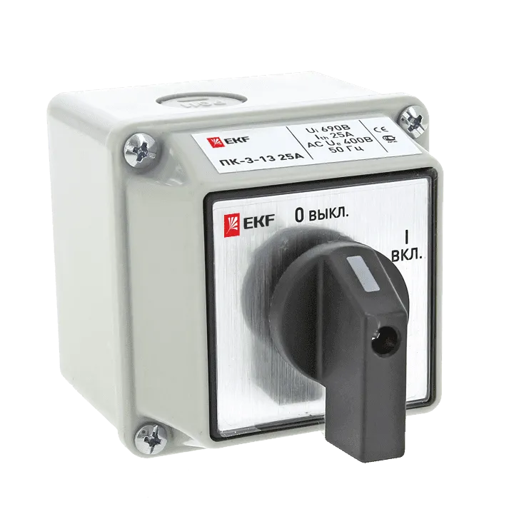 ПК-3-13 25А 3P "ВКЛ-ВЫКЛ" IP54 EKF