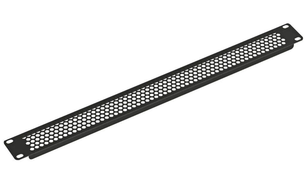 SYSMATRIX BP 0028.900 Фальш-панель 19" перфорированная, заглушка 2U, цвет черный