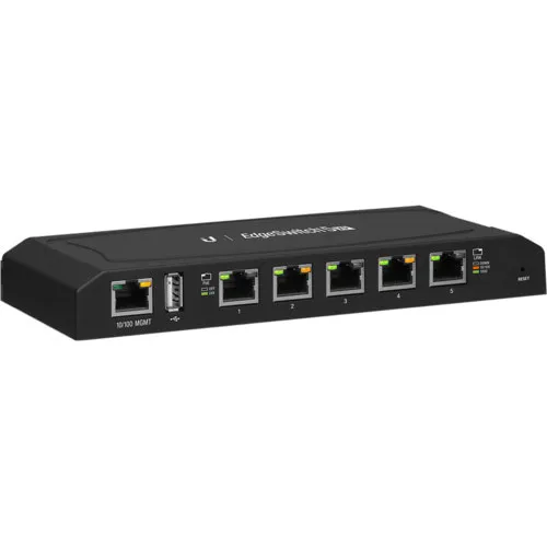 Коммутатор Ubiquiti  EdgeSwitch 5xGE RJ-45 ES-5XP (1000 Base-TX (1000 мбит/с), Без SFP портов)
