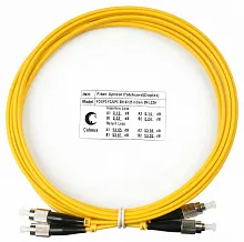Патч-корд оптический duplex FC-FC 9/125 sm 3м LSZH Cabeus