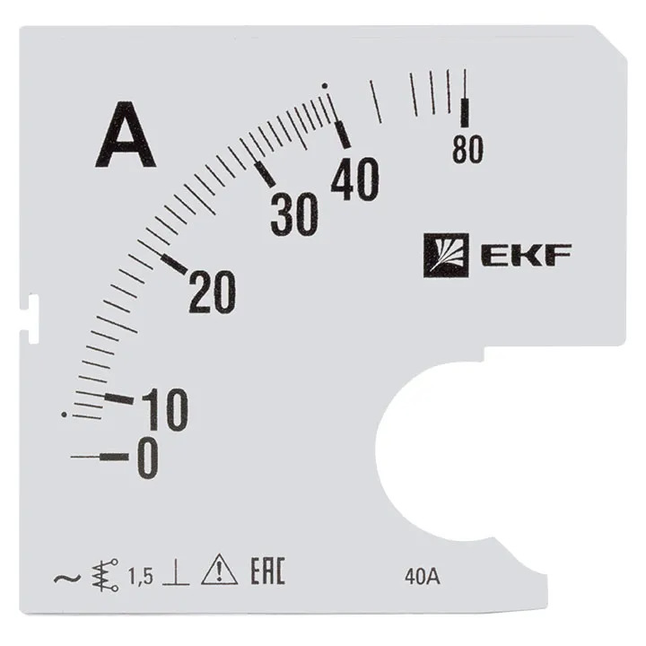 Шкала сменная для A961 40/5А-1,5 EKF