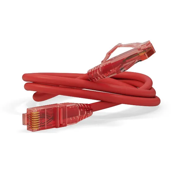 Hyperline PC-LPM-UTP-RJ45-RJ45-C5e-0.5M-LSZH-RD