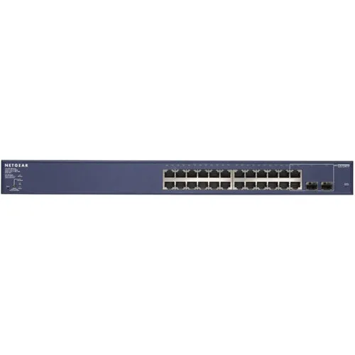 Коммутатор NETGEAR GS724TP-200EUS (1000 Base-TX (1000 мбит/с), 2 SFP порта)